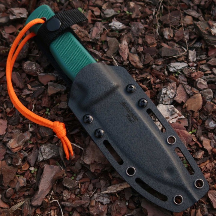 jaktkit black Knife with kydex sheath